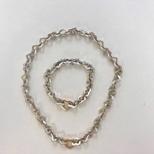 Two tons Tiffany necklace and bracelets